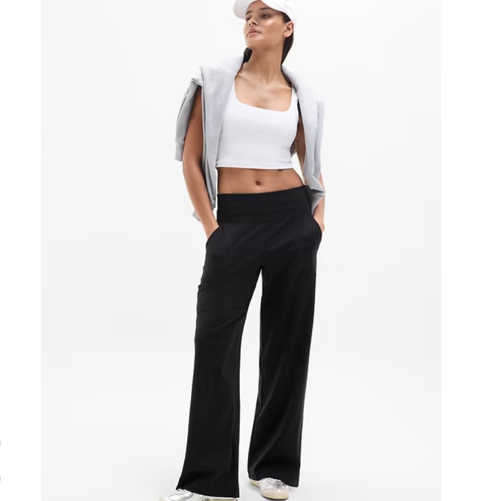 ATHLETA VENICE WIDE LEG HIGH RISE PANTS SIZE SP NWOT